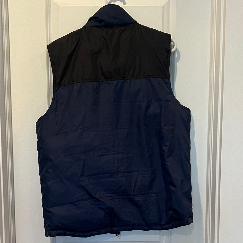 Coach Men's Reversible Black and Navy Vest with Down Filling - Picture 6 of 8